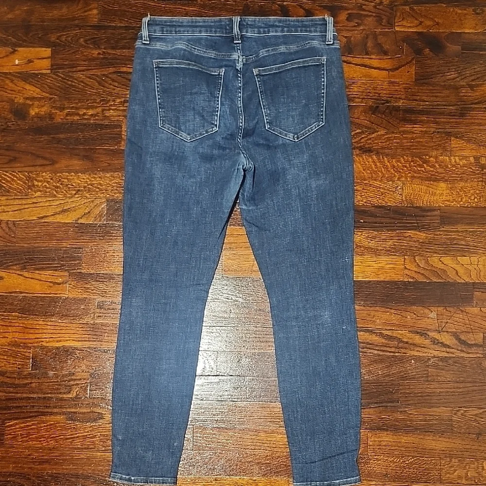 EUC Pistola High Waist Dark Wash Classic Blue Skinny Jeans